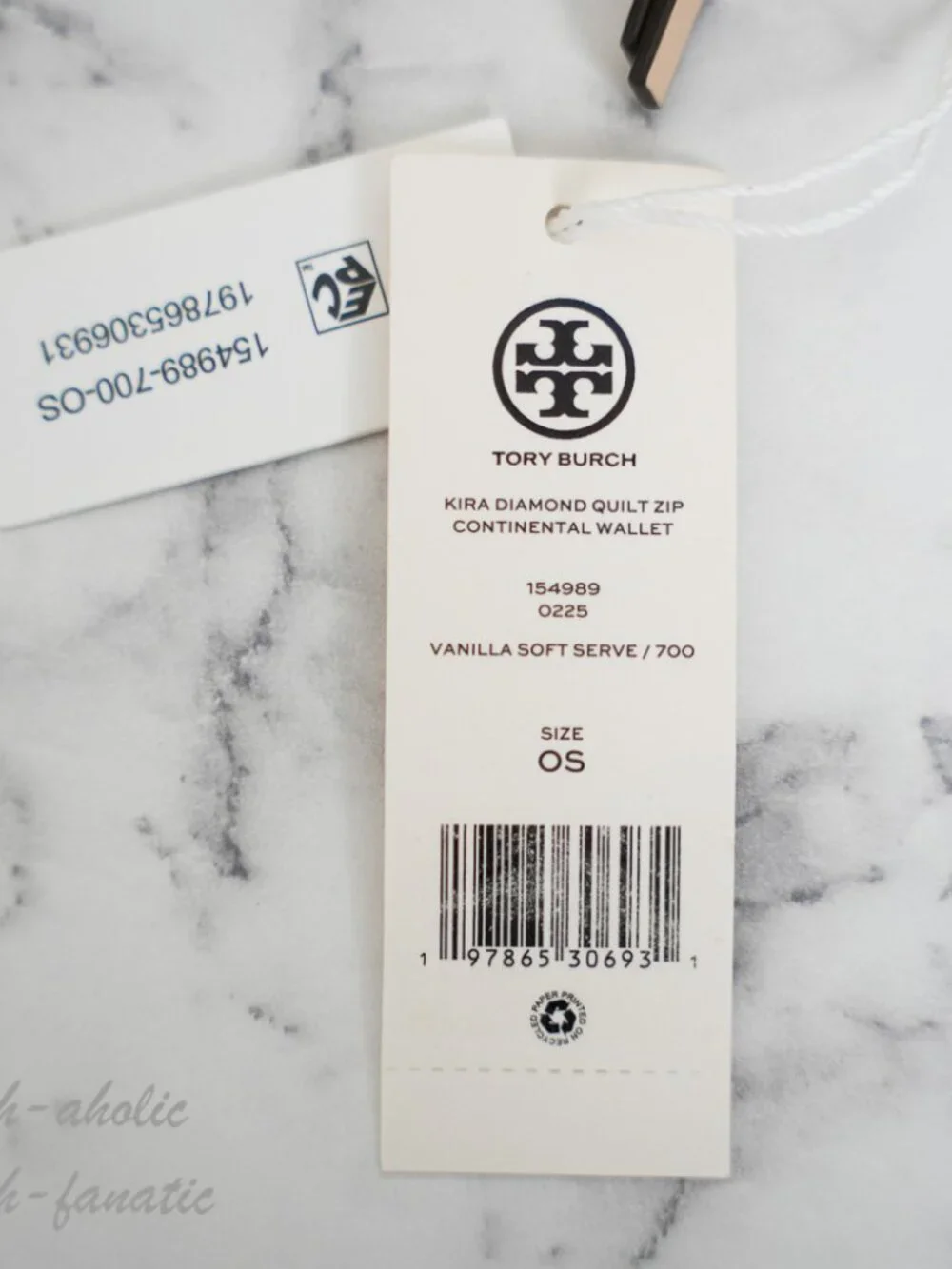 Tory Burch Kira Diamond Quilted Leather Continental Wallet in Vanilla Soft Serve